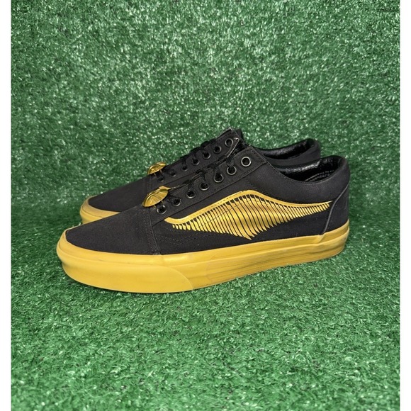 Vans x Harry Potter Golden Stitch‎ Skate Sneakers Men's Size 7.5 Women's Size 9 - Picture 4 of 10